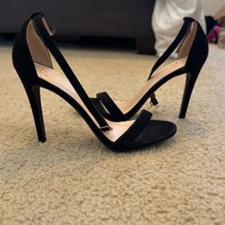 Black Strap Heels