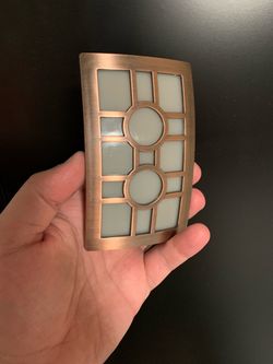 LED Plugin Night Light with Grid Design