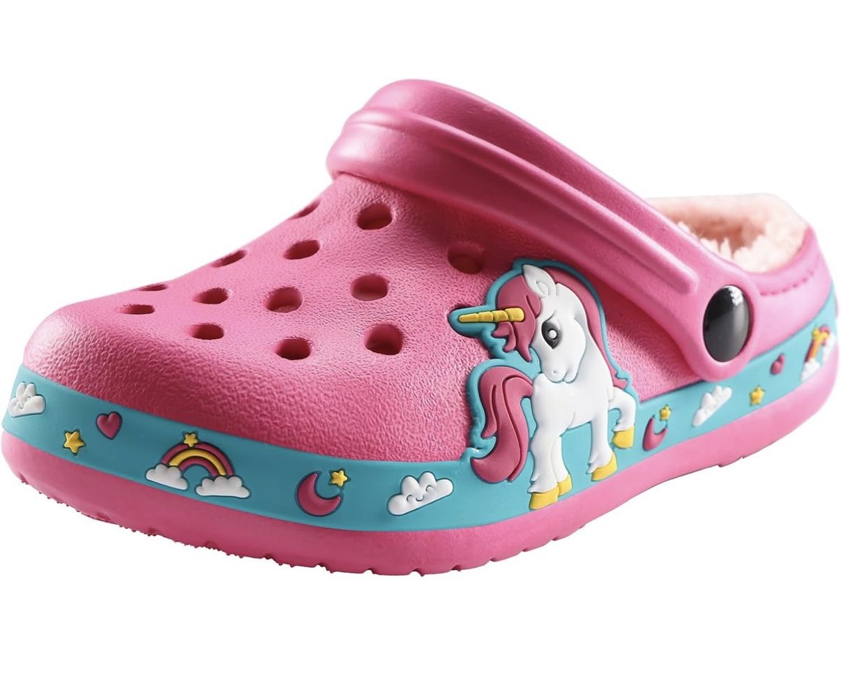 Kids Clogs for Boys Girls Lightweight Slip-On Sandals Water Shoes Beach Pool Size Size: 1 Little Kid