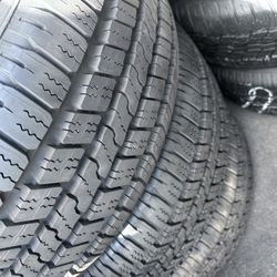 275/65/18 LT Goodyear $380 Semi New Four Tires