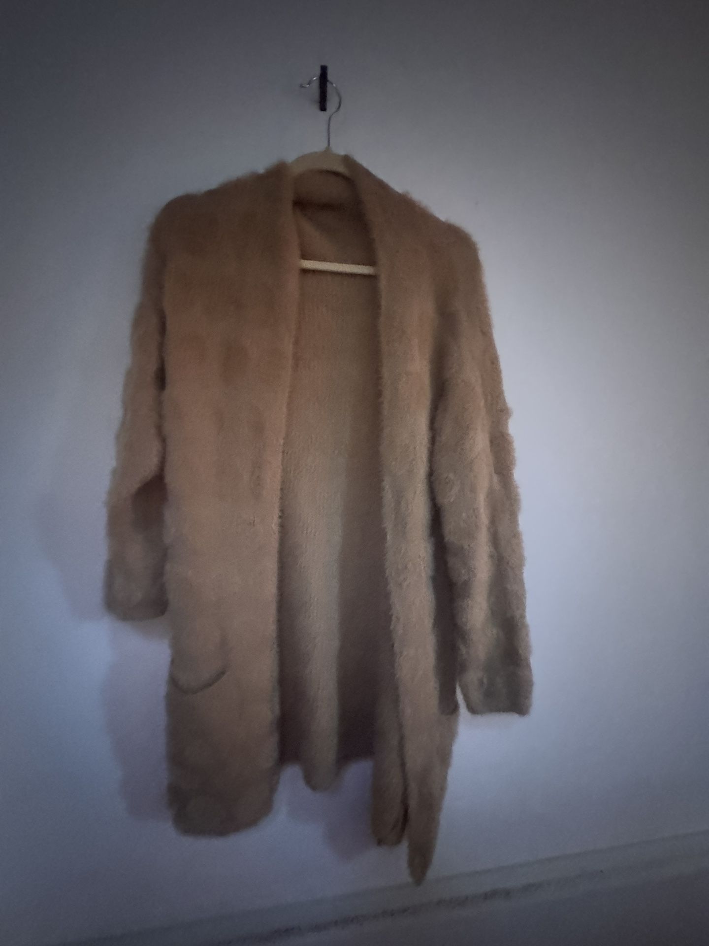 Tan Cardigan Sweater