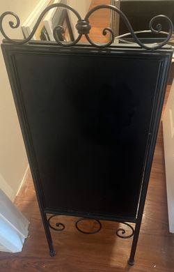 Double Sided Easel Chalk Board 