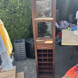 Tall Narrow Wine Rack 
