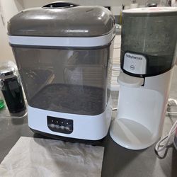 Baby bottle sterilizer and water heater