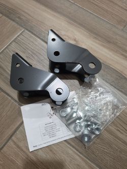 3" to 5" Drop Shock Mounts 1988 to 1998 Chevy Silverado GMC Sierra C1500 Rear Lowering Suspension Mount Extender Brackets