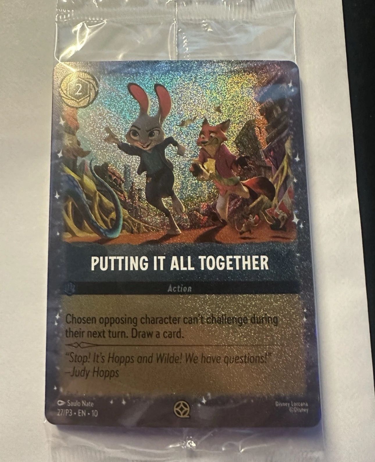 Putting It All Together Lorcana Movie Promo Zootopia