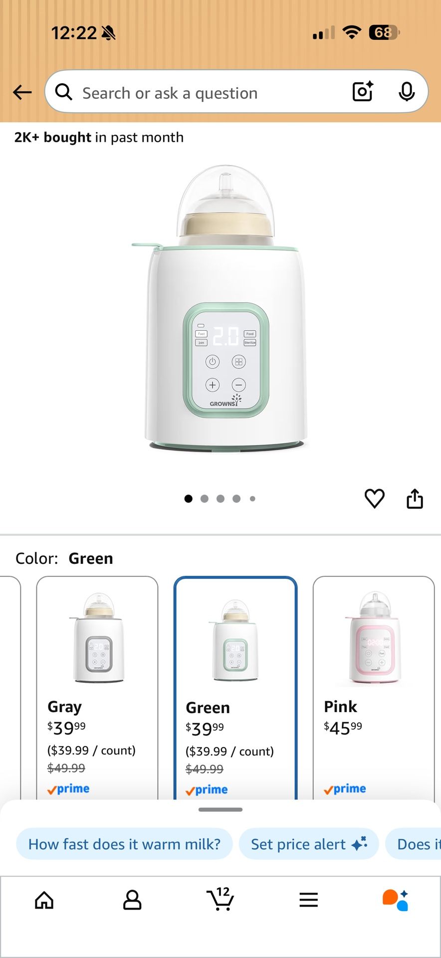 Bottle Warmer