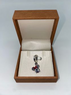 Pandora Disney Minnie Mouse Silhouette Dangle Charm (Sterling)