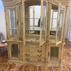 Antique China Display Cabinet 