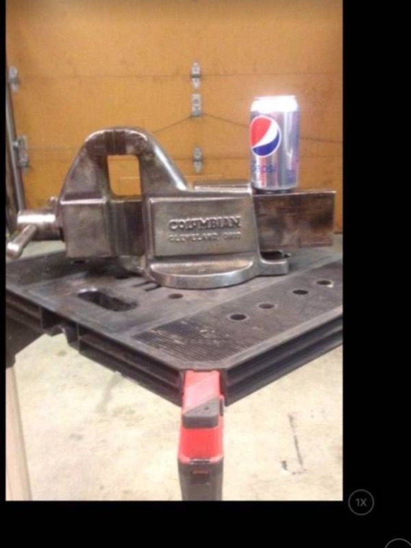 Columbian 504 M2 Vise 4in jaws / 35 pounds MADE IN USA