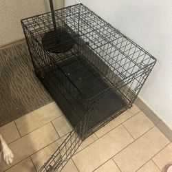 Black Kennel M Size Dog 