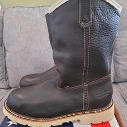 THOROGOOD WATERPROOF 11" BRIAR PITSTOP SAFETY TOE WORK BOOTS SIZE 13