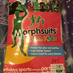 Morphsuits Kids 1 Piece Green Size Medium Age 12+