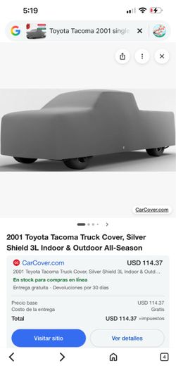 Toyota Tacoma 2001 single cap cover