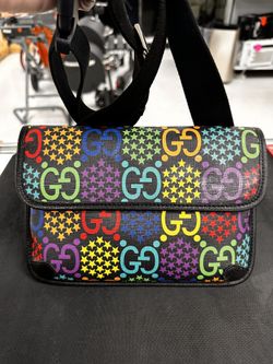 GG Supreme Monogram Psychedelic  Belt/crossb