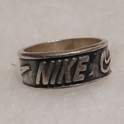 Nike Silver Vintage Ring Stamped 925