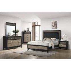 Queen 5 Pcs Bedroom Set