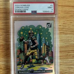2024 Jordan Love Downtown! PSA 9