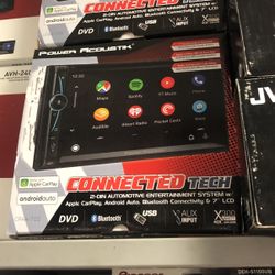 Power Acoustik Double Din Bluetooth Stereo With DVD 