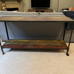 Distressed Console Table 