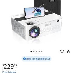 Projector 4K with 5G WiFi & Bluetooth