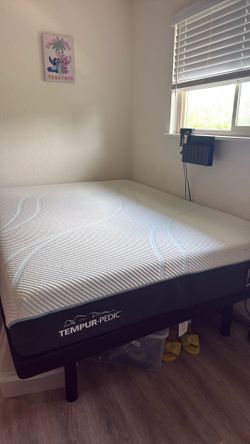 Tempur-Pedic ProAdapt Medium Queen Mattress + Frame – Must Go Today
