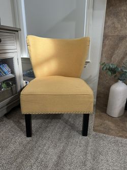 Yellow Fabric Chair