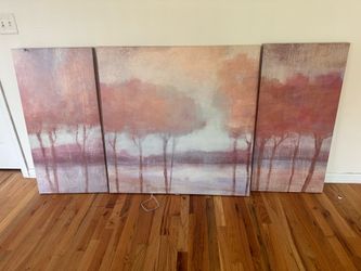 Art Canvas 3 piece wall art for living room