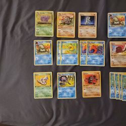 Lot Of 1st Edition Base Set Pokemon Cards