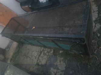 Black Metal Cart