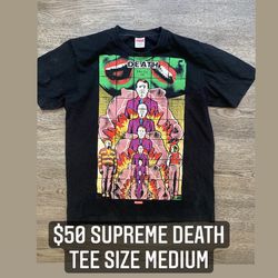 $50 Supreme Death Tee Medium 