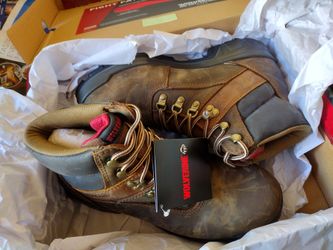 Wolverine safety shoes size 9 extra wide