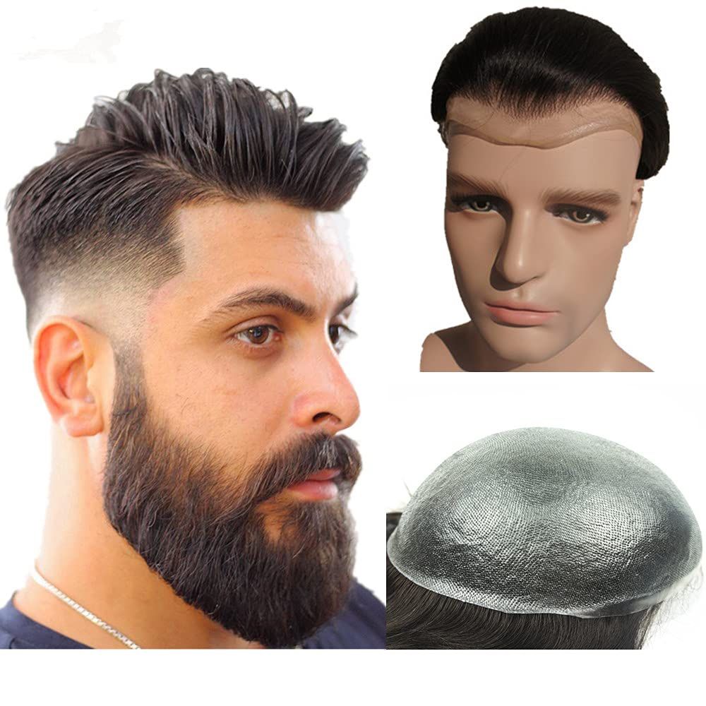 Men’s Toupee Human Hair