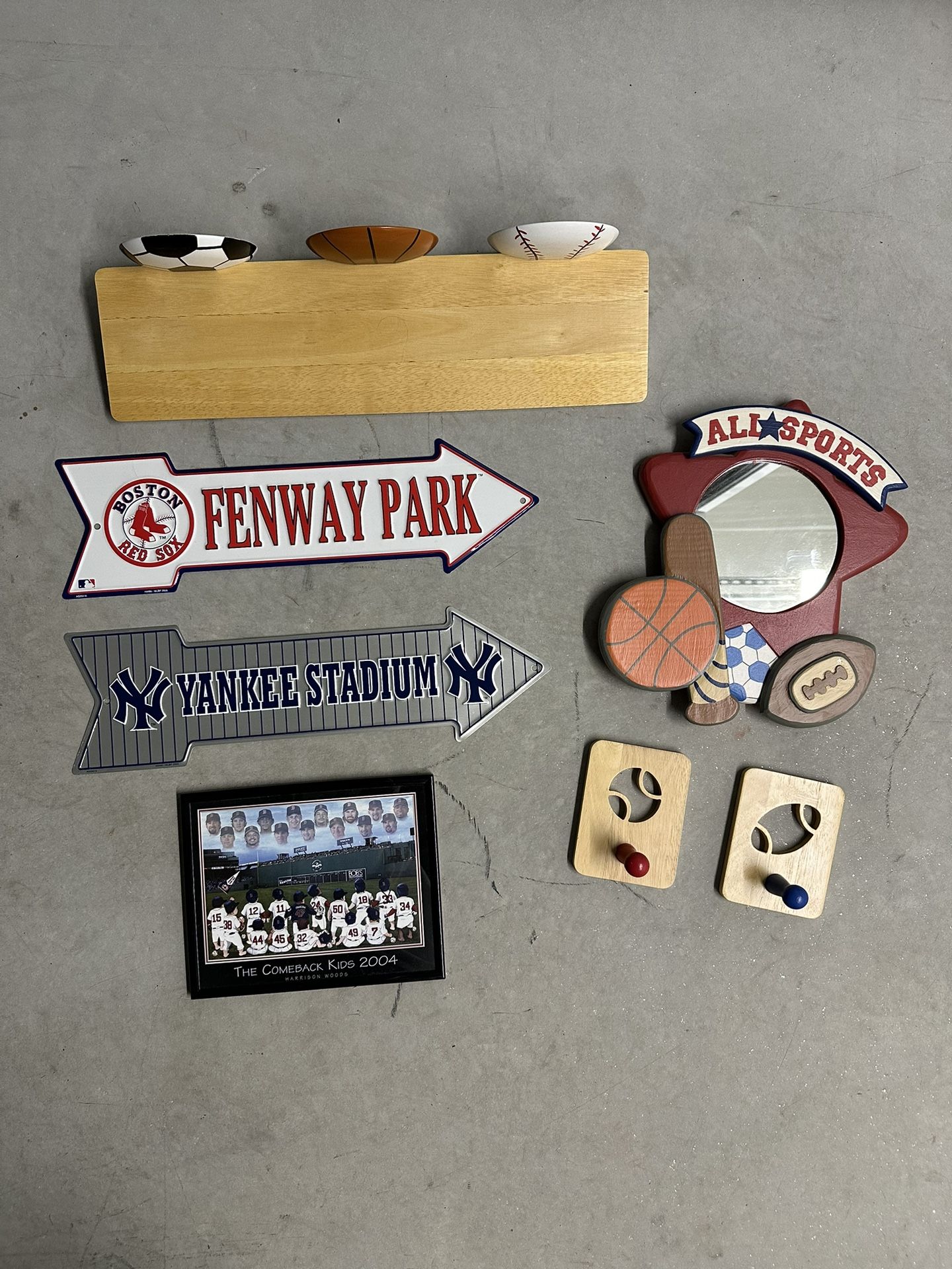 Boys Bedroom Sport Decoration Set