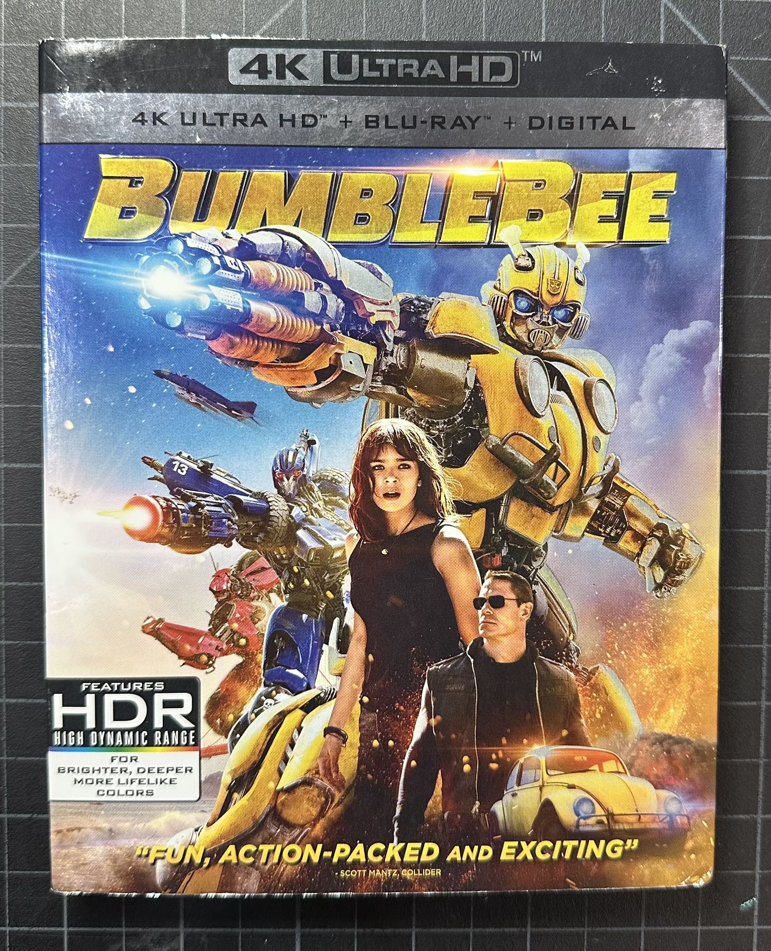 Bumblebee 4K UHD Blu-ray W/ Slipcover + Comic Book!