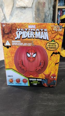 Halloween Ultimate Spiderman Pumpkin Decorating Kit