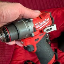 Milwaukee Hammer Drill And Battery