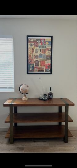 Rustic console table tv stand