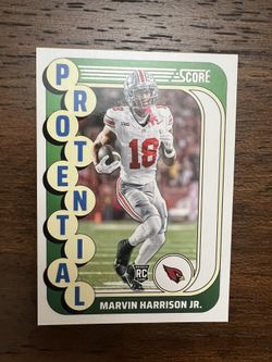 Marvin Harrison Jr Rookie Card Rc Rare NFL Arizona Cardinals 