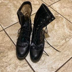 Diamond J Black Boots