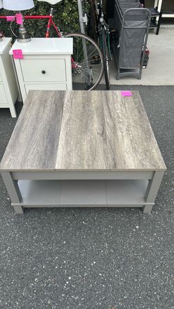 Grey coffee table