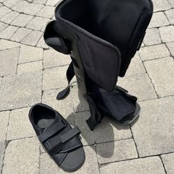 Walking Boot And Shoe