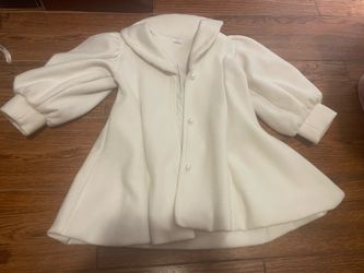 Girls white coat