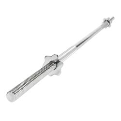 Sunny Health & Fitness 60-Inch Chrome Barbell Bar 