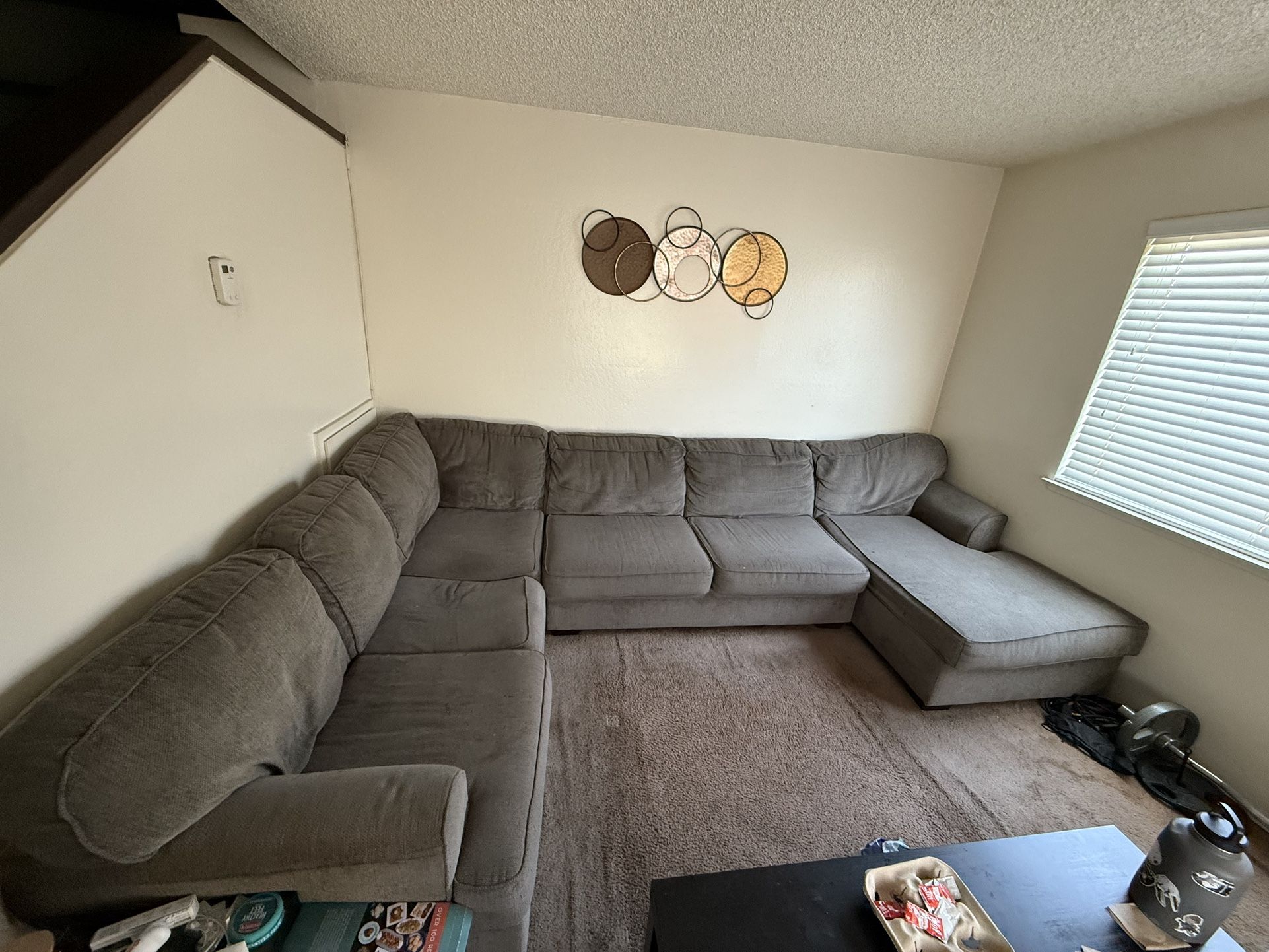 Sectional Couch And Pillows