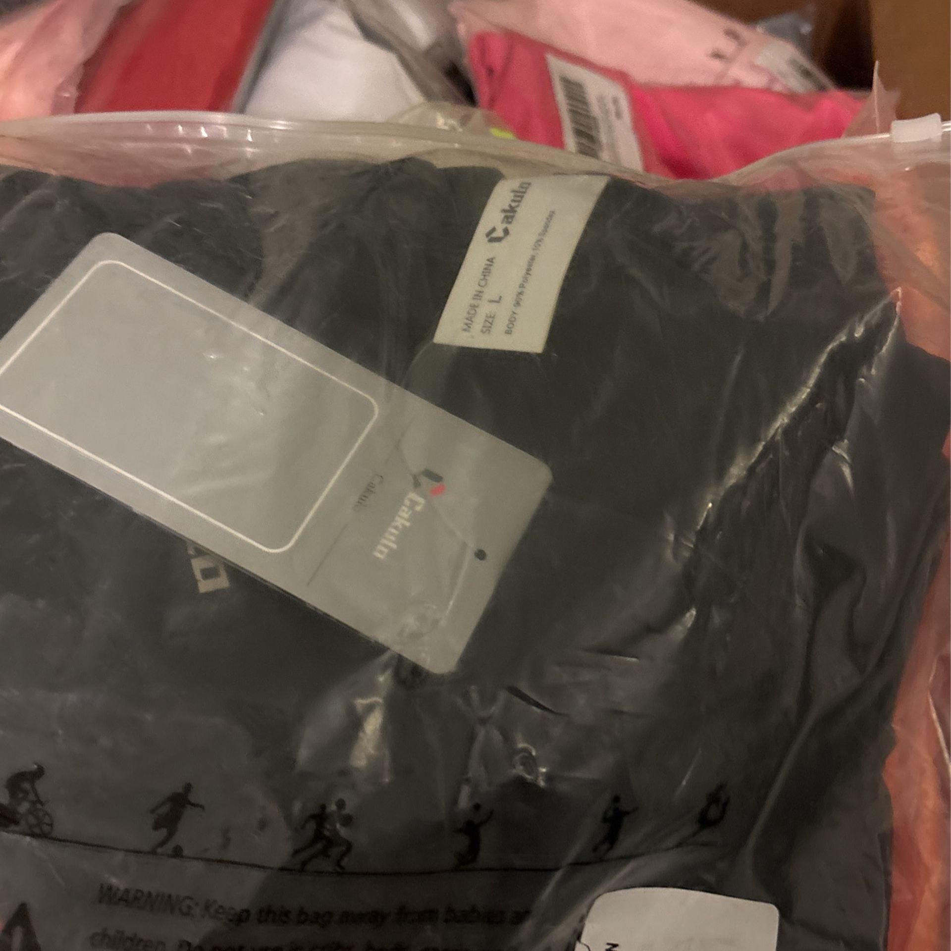 Men Sleeveless Black Shirt Large