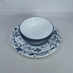 Corelle Artemis 12-Pc Glass Dinnerware Set