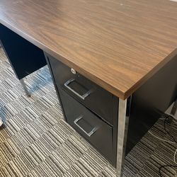 Vintage Metal Desk