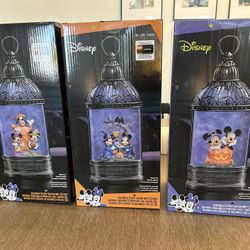 Disney Halloween Fog Lanterns! Mickey Minnie Goofy! New!!