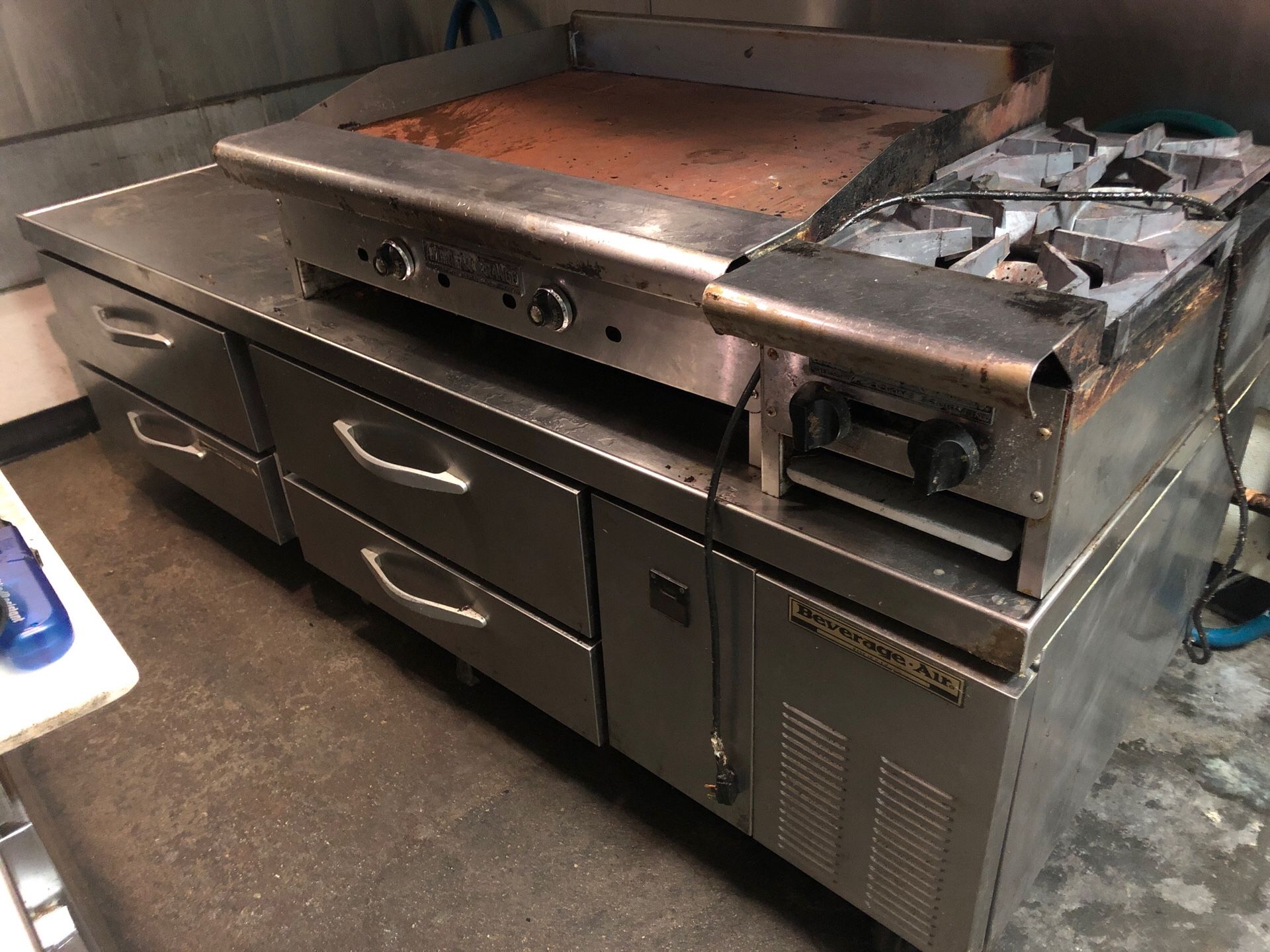 Stainless cooking line